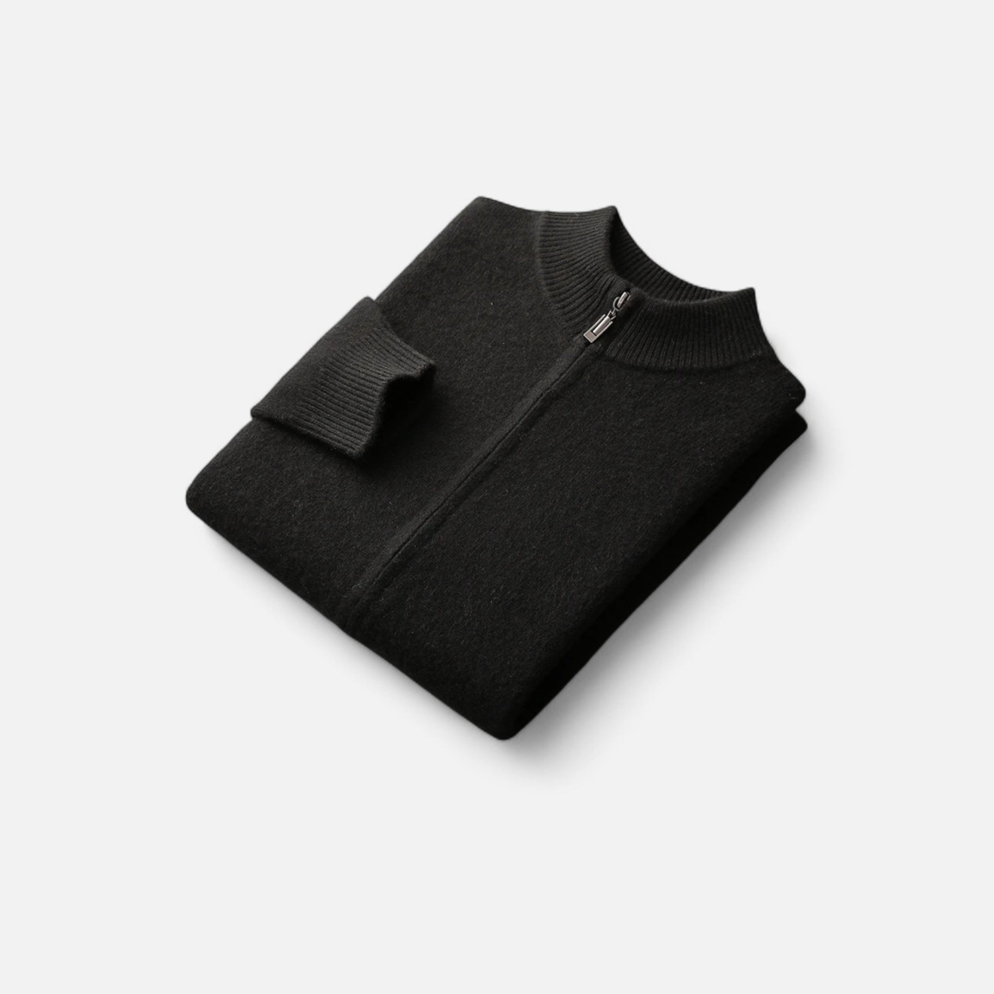 Maison Donati | Men’s Wool Blend Cardigan – Minimalist Open-Front Knit