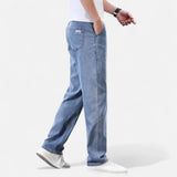 Maison Donati | Men’s Relaxed Straight-Leg Denim Trousers – Casual Jeans