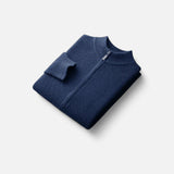 Maison Donati | Men’s Wool Blend Cardigan – Minimalist Open-Front Knit