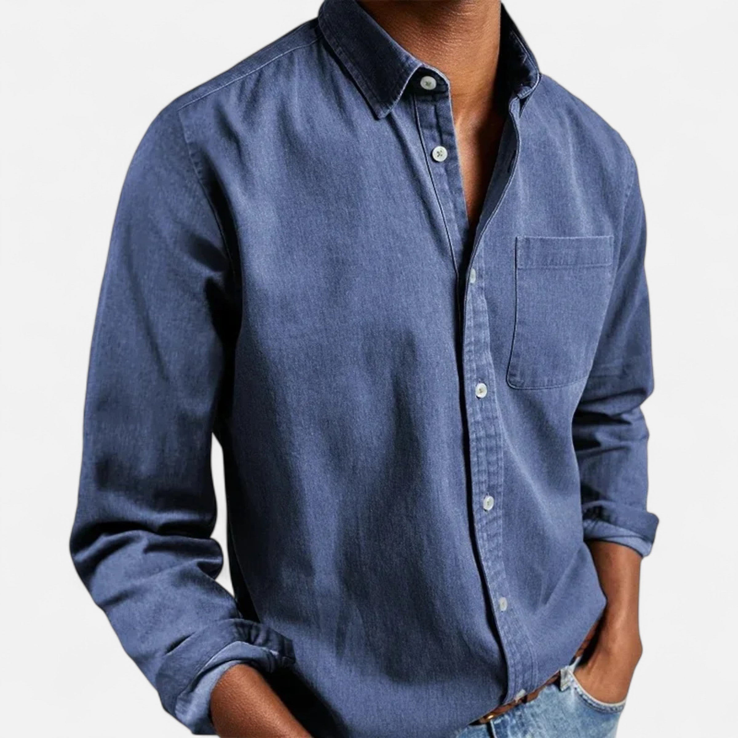 Maison Donati | Men’s Brushed Oxford Shirt – Classic Button-Down Design