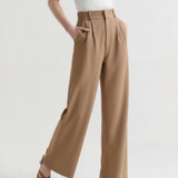 Maison Donati | Women's Wide-Leg Trousers - High-Waisted