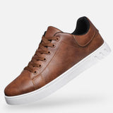 Maison Donati | Men’s Leather Low-Top Sneakers – Minimalist Everyday Design