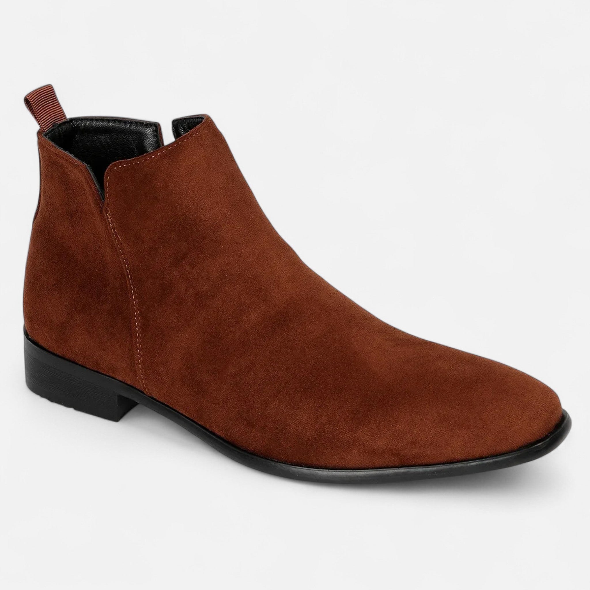 Maison Donati | Men’s Chelsea Boots – Sleek Square-Toe Design