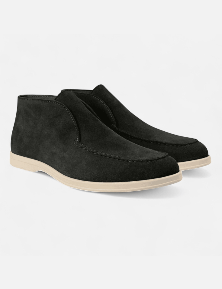 Maison Donati | High-Top Suede Loafers