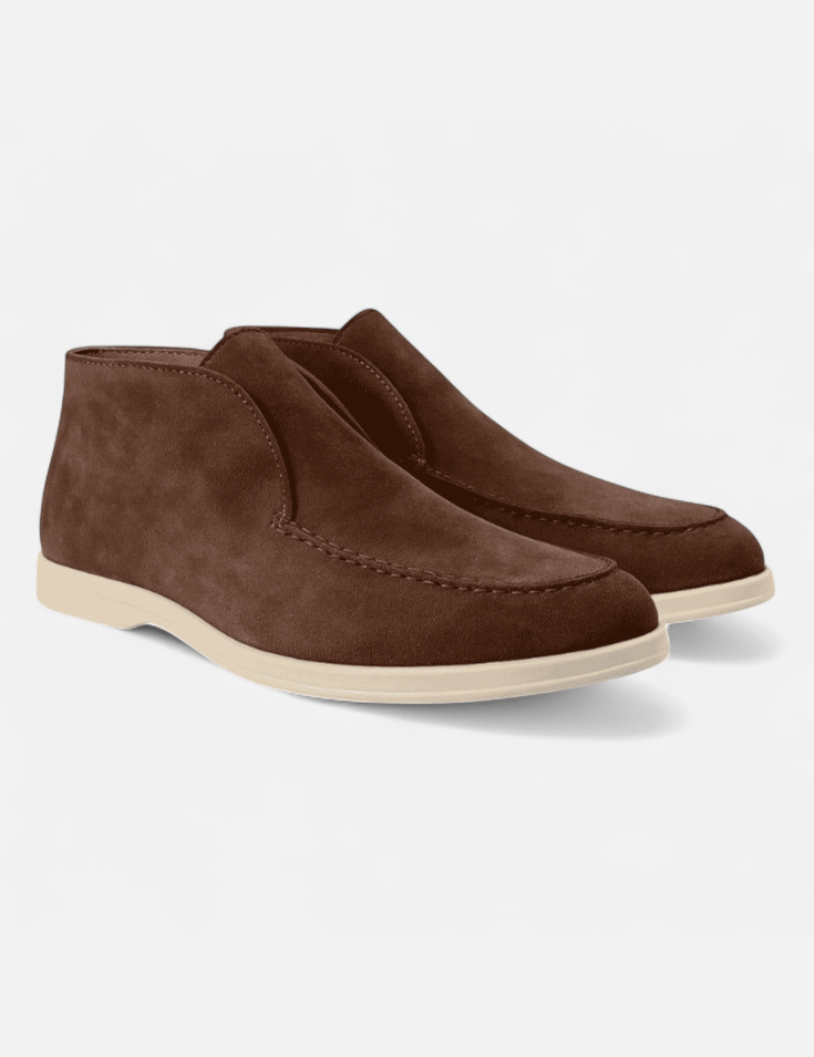 Maison Donati | High-Top Suede Loafers