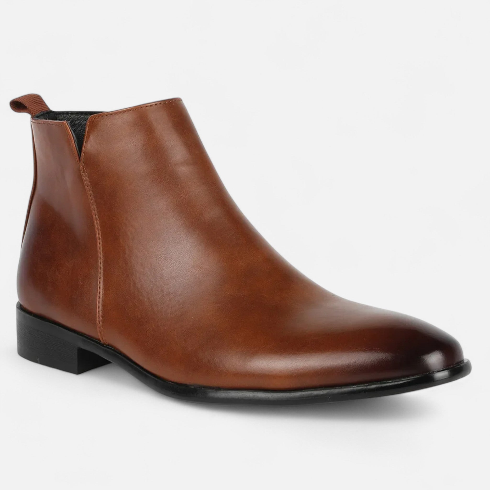 Maison Donati | Men’s Chelsea Boots – Sleek Square-Toe Design