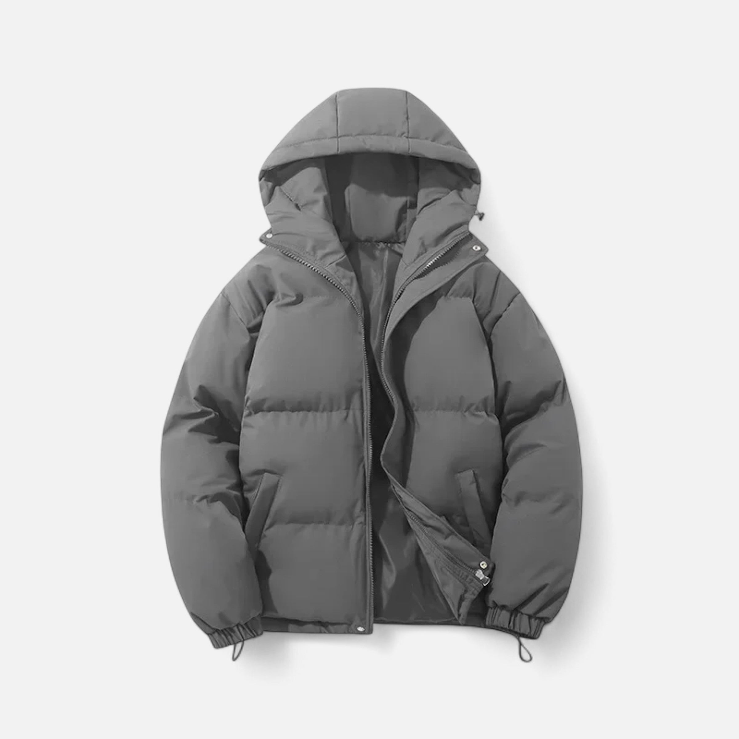 Maison Donati | Unisex Hooded Puffer Jacket - Lightweight Insulated Winter Coat