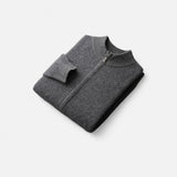 Maison Donati | Men’s Wool Blend Cardigan – Minimalist Open-Front Knit