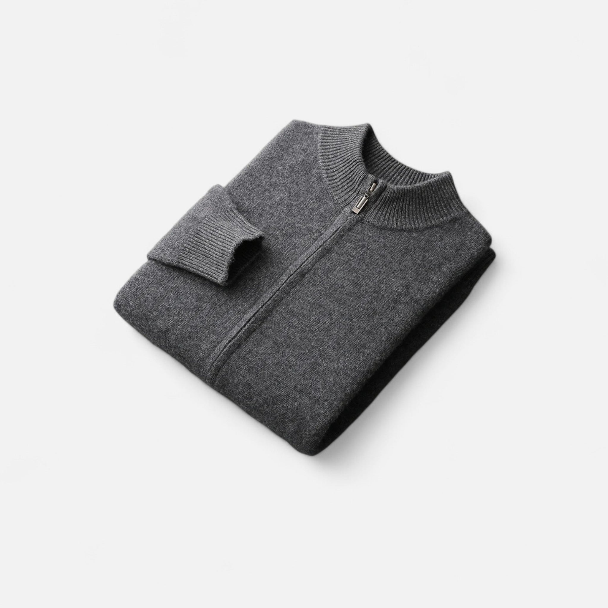 Maison Donati | Men’s Wool Blend Cardigan – Minimalist Open-Front Knit