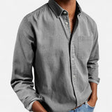 Maison Donati | Men’s Brushed Oxford Shirt – Classic Button-Down Design