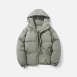 Maison Donati | Unisex Hooded Puffer Jacket - Lightweight Insulated Winter Coat