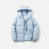 Maison Donati | Unisex Hooded Puffer Jacket - Lightweight Insulated Winter Coat
