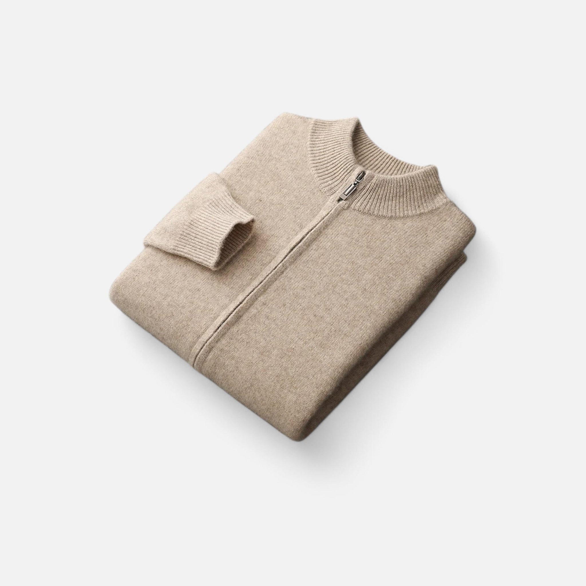 Maison Donati | Men’s Wool Blend Cardigan – Minimalist Open-Front Knit