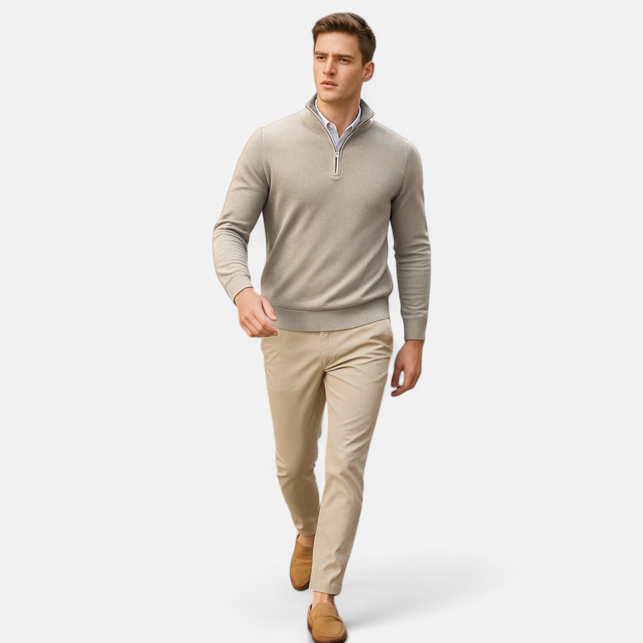 Maison Donati | Men’s Half-Zip Sweater