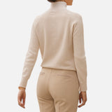 Maison Donati | Merino Wool Cashmere Mock-Neck Sweater