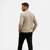 Maison Donati | Men’s Wool Blend Cardigan – Minimalist Open-Front Knit