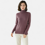 Maison Donati | Merino Wool Cashmere Mock-Neck Sweater