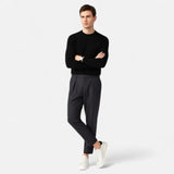Maison Donati | Men’s Tailored Pleated Trousers – Modern Tapered Fit