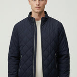 Maison Donati | Men’s Quilted Winter Jacket – Fleece-Lined Zip-Up