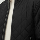 Maison Donati | Men’s Quilted Winter Jacket – Fleece-Lined Zip-Up