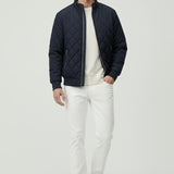 Maison Donati | Men’s Quilted Winter Jacket – Fleece-Lined Zip-Up