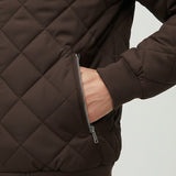 Maison Donati | Men’s Quilted Winter Jacket – Fleece-Lined Zip-Up