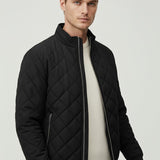 Maison Donati | Men’s Quilted Winter Jacket – Fleece-Lined Zip-Up