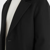 Maison Donati | Men's Classic Long Coat – Single-Breasted Overcoat
