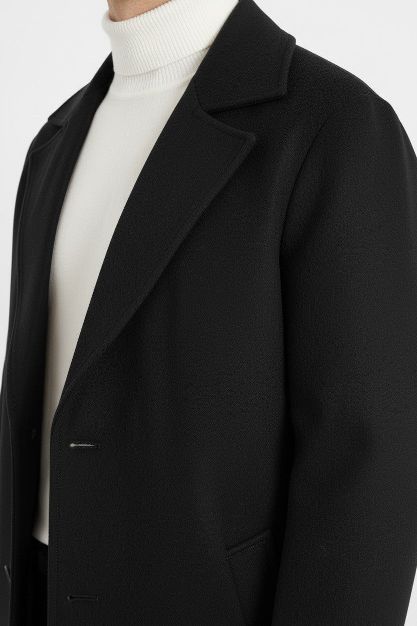 Maison Donati | Men’s Single-Breasted Long Coat
