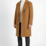 Maison Donati | Men's Classic Long Coat – Single-Breasted Overcoat