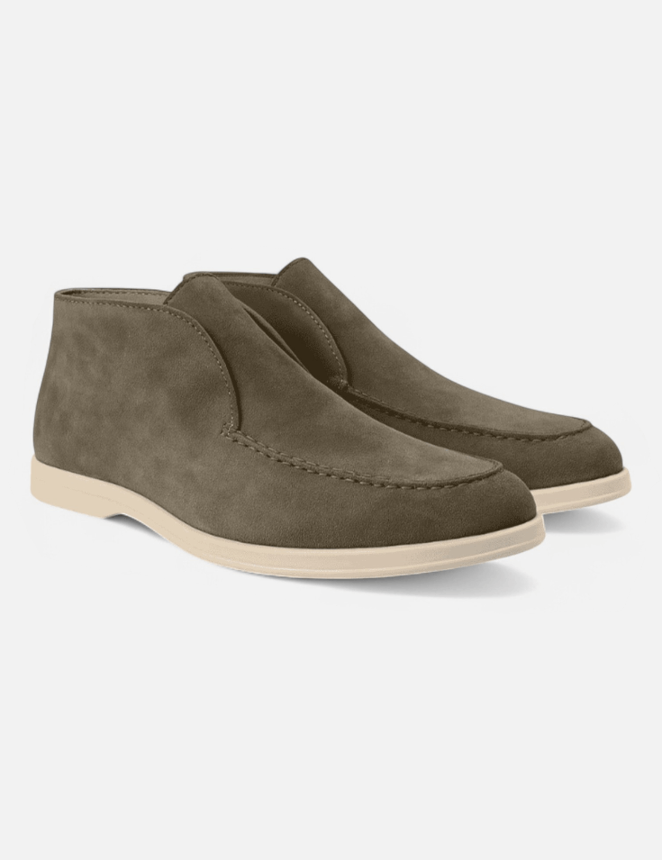 Maison Donati | High-Top Suede Loafers