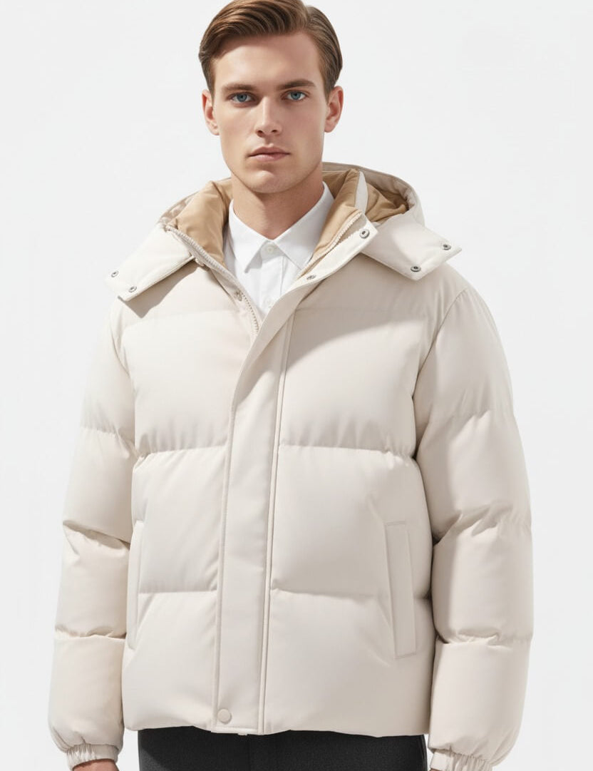 Maison Donati | Men's Hooded Puffer Jacket – Winter Coat