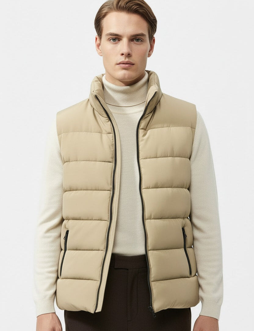 Maison Donati | Men's Puffer Gilet – Lightweight Insulated Vest