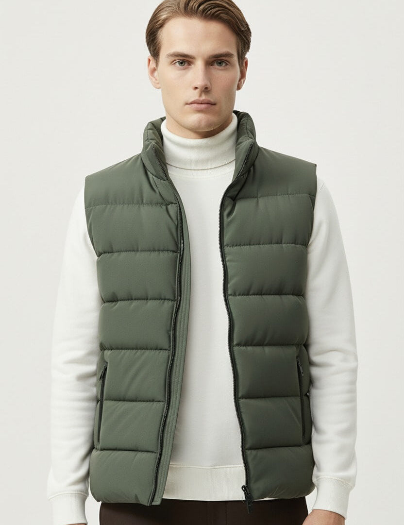 Maison Donati | Men's Puffer Gilet – Lightweight Insulated Vest