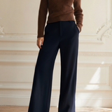 Maison Donati | Women's Wide-Leg Trousers - High-Waisted