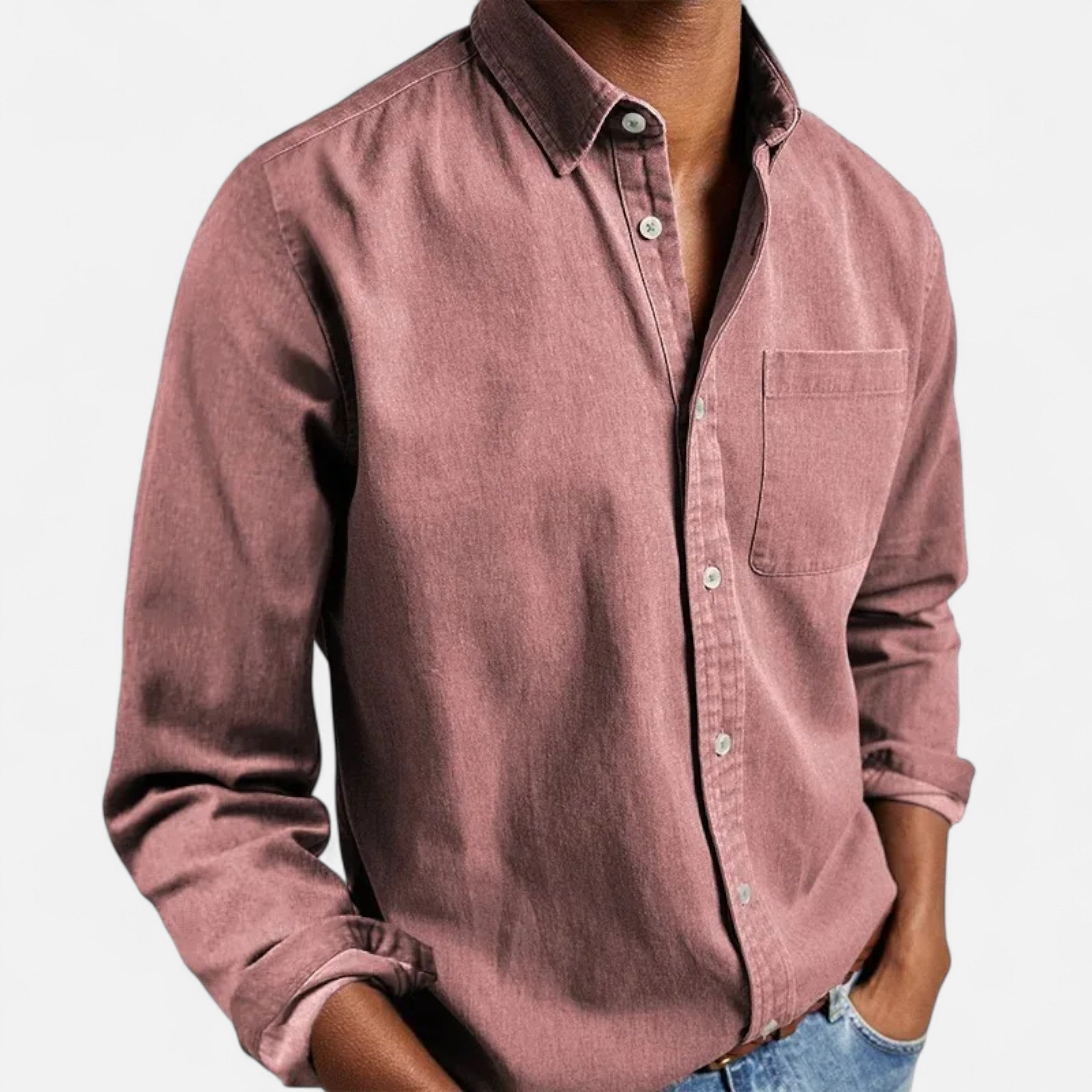 Maison Donati | Men’s Brushed Oxford Shirt – Classic Button-Down Design