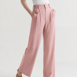 Maison Donati | Women's Wide-Leg Trousers - High-Waisted