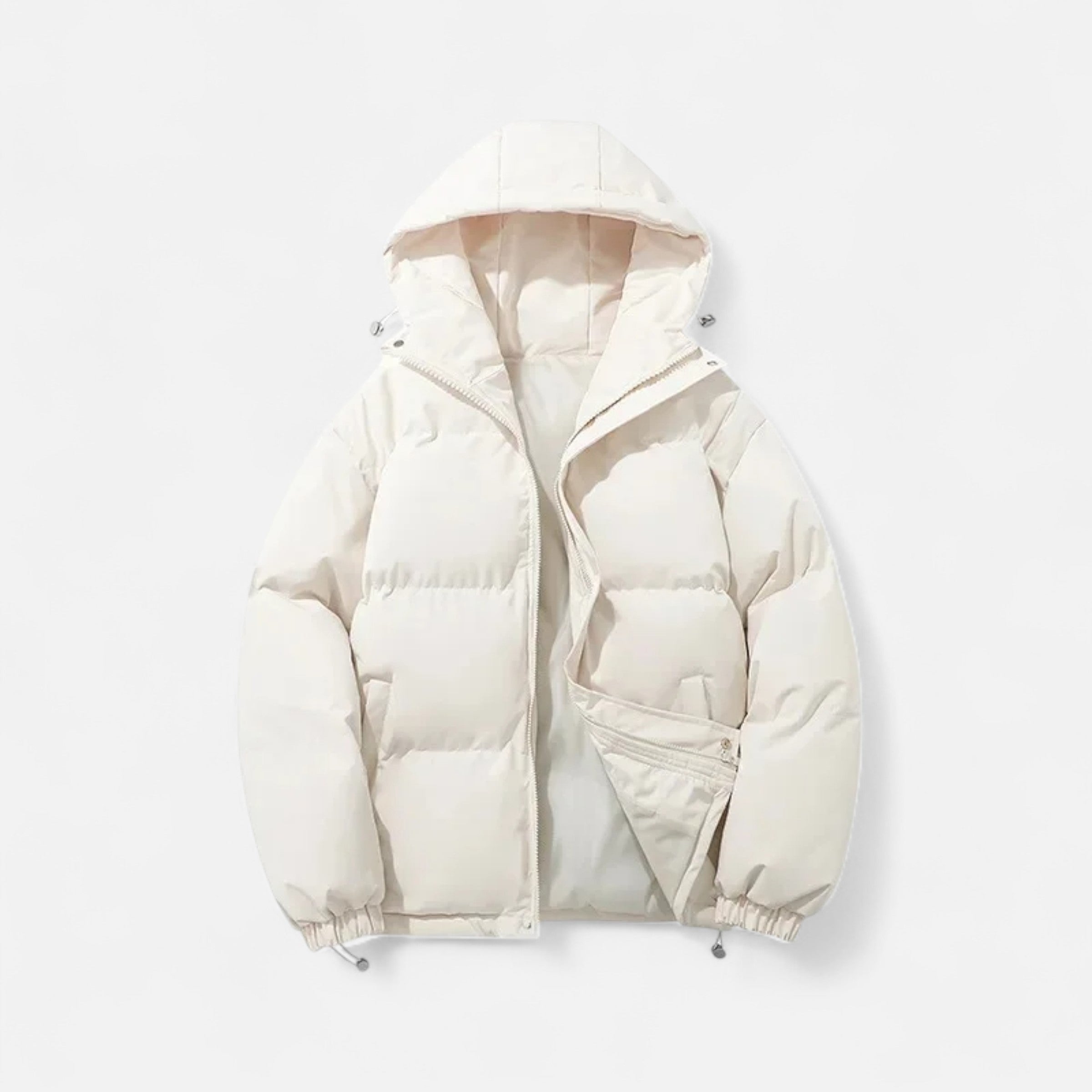 Maison Donati | Unisex Hooded Puffer Jacket - Lightweight Insulated Winter Coat