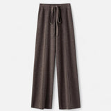 Maison Donati | Women's Wool Knit Wide-Leg Lounge Trousers