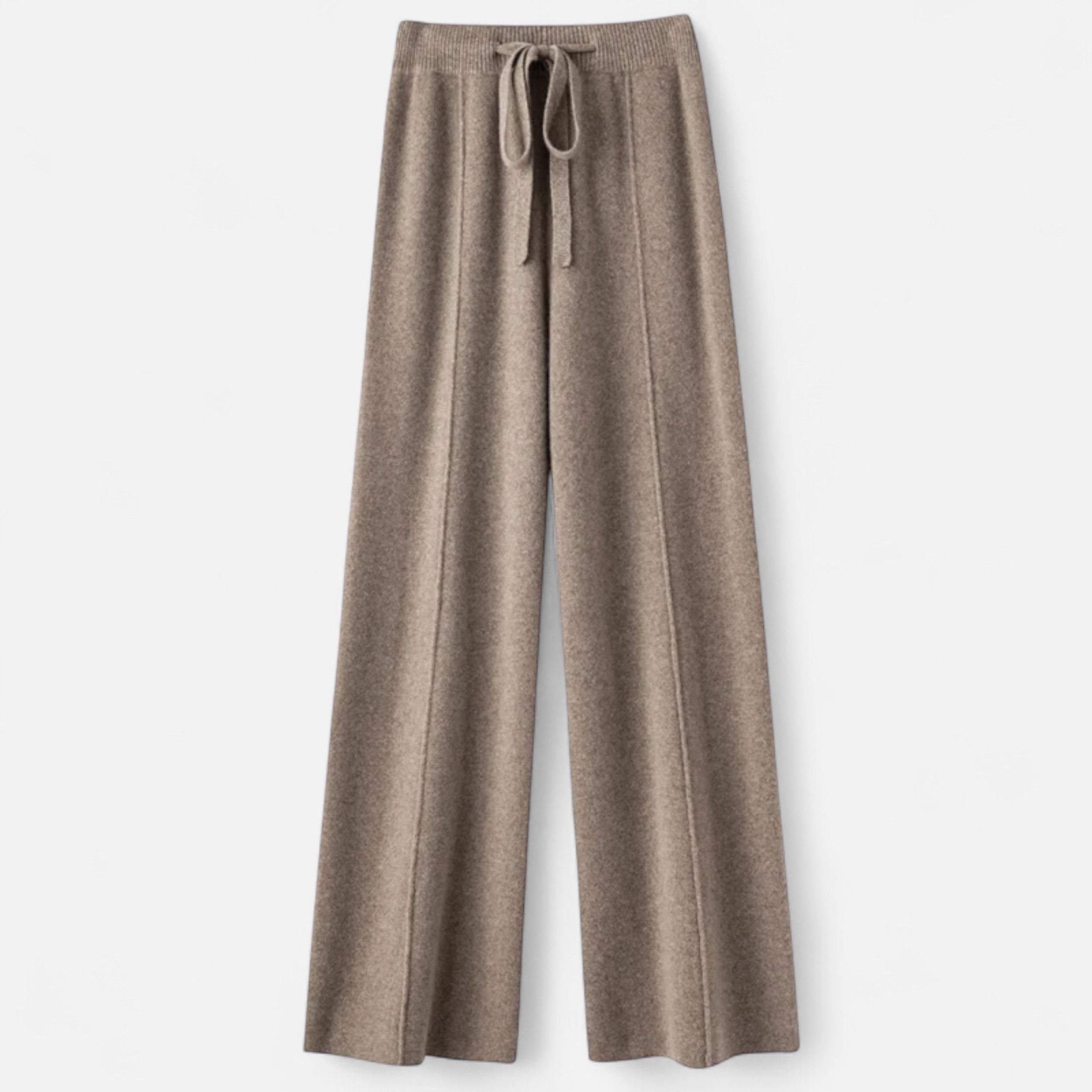 Maison Donati | Women's Wool Knit Wide-Leg Lounge Trousers