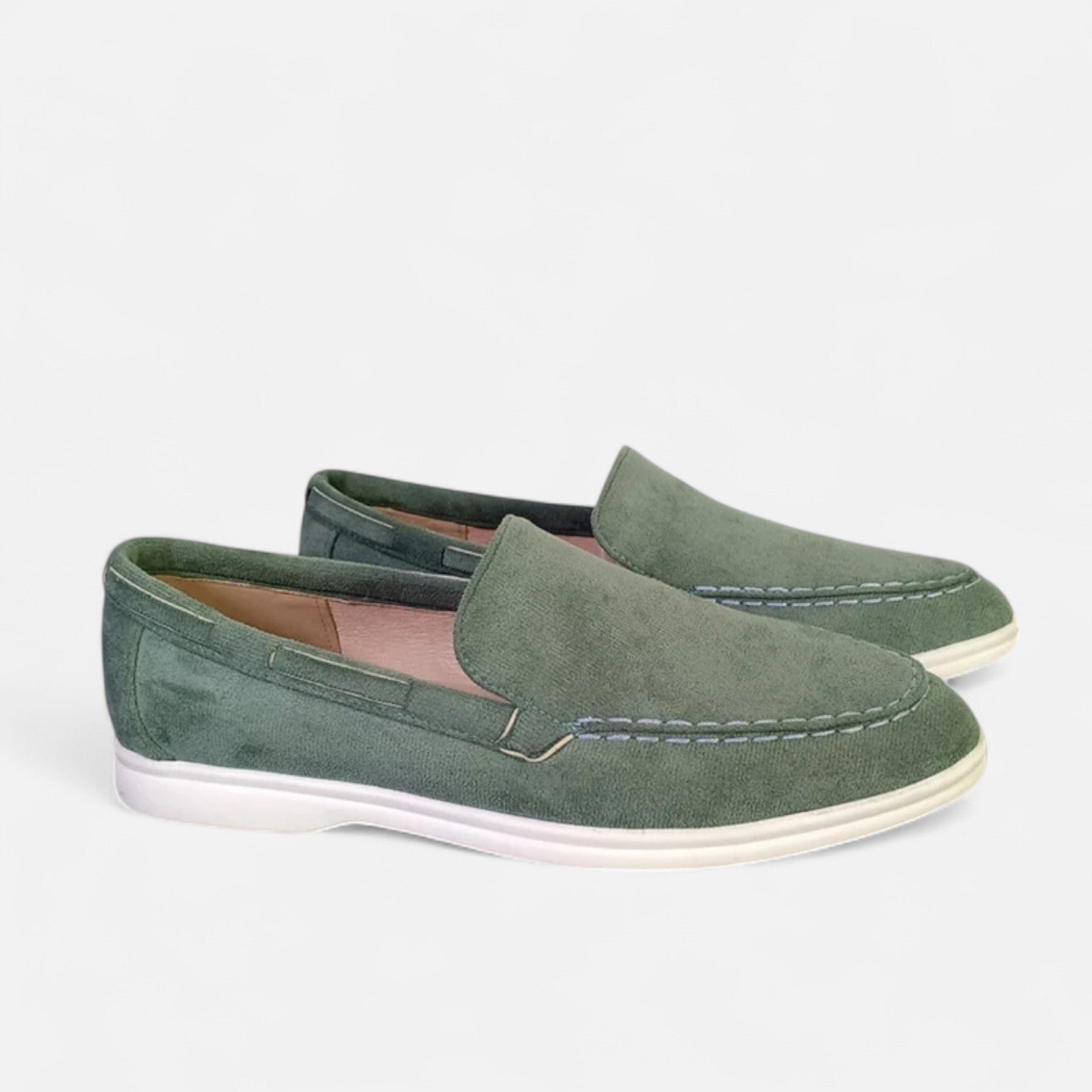Maison Donati | Men’s Suede Loafers – Lightweight Slip-On Shoes