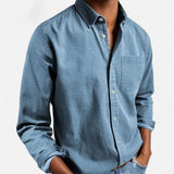 Maison Donati | Men’s Brushed Oxford Shirt – Classic Button-Down Design