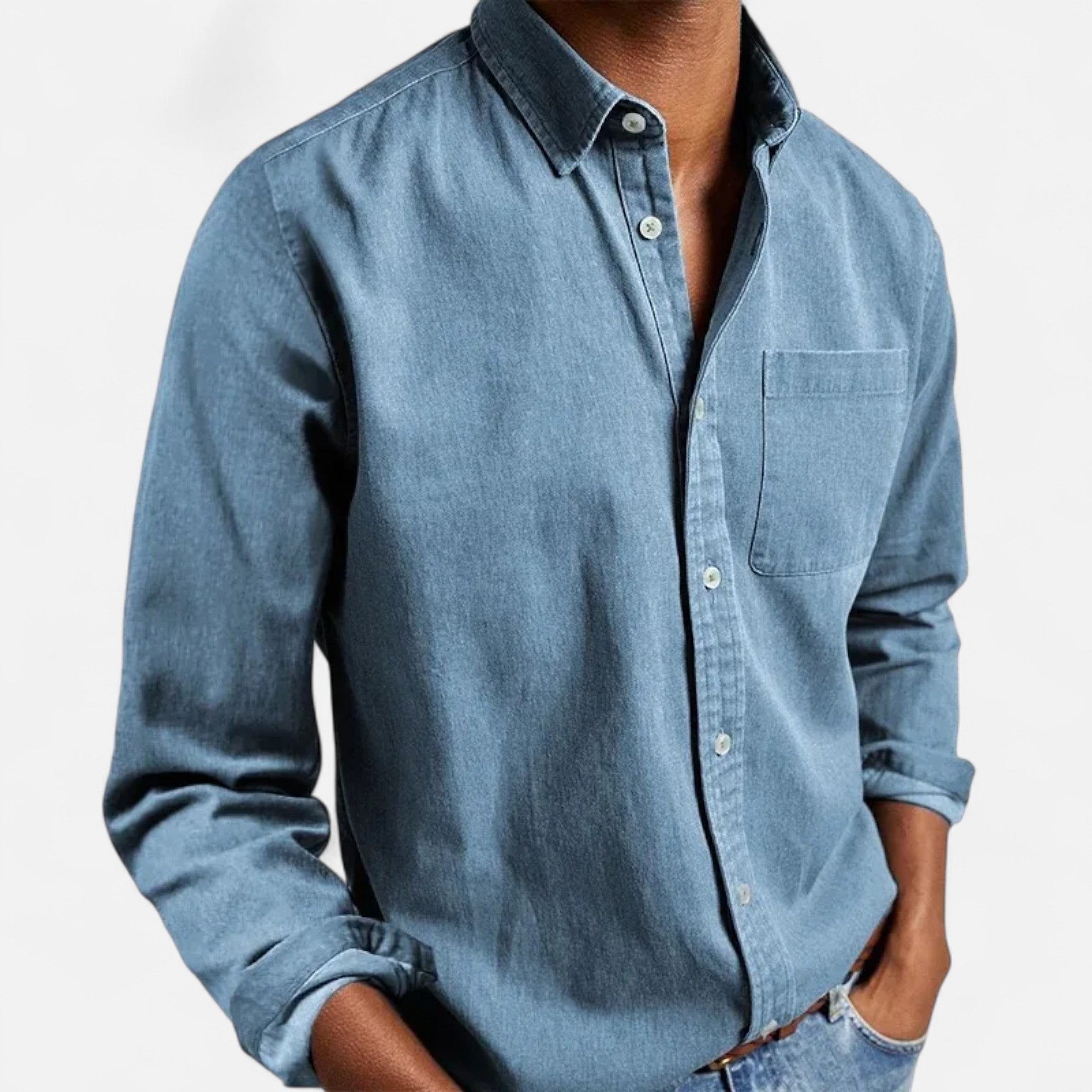 Maison Donati | Men’s Brushed Oxford Shirt – Classic Button-Down Design