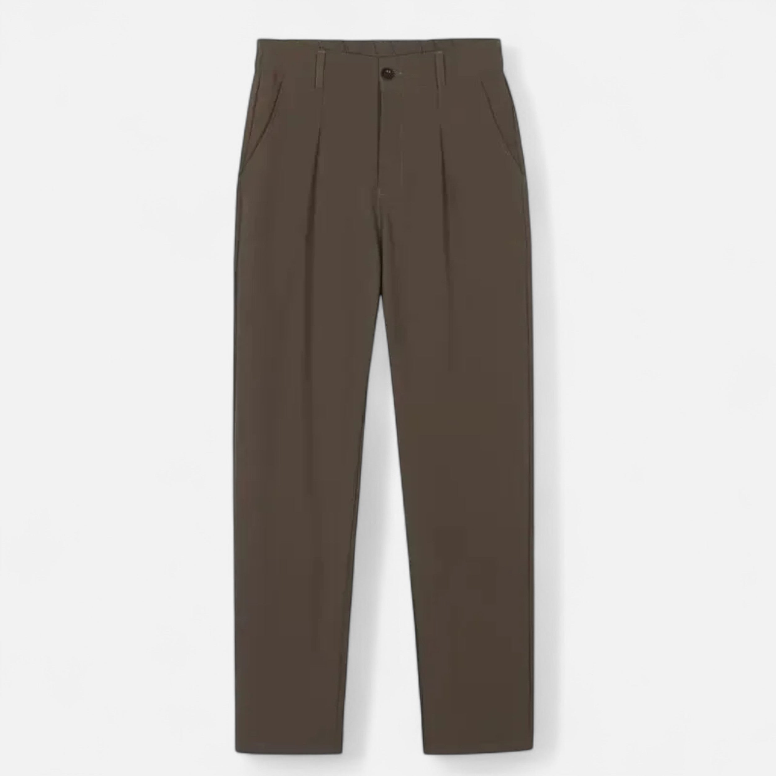 Maison Donati | Men’s Tailored Pleated Trousers – Smart Tapered Fit