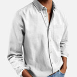 Maison Donati | Men’s Brushed Oxford Shirt – Classic Button-Down Design