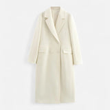 Maison Donati | Women's Double-Breasted Long Trench Coat
