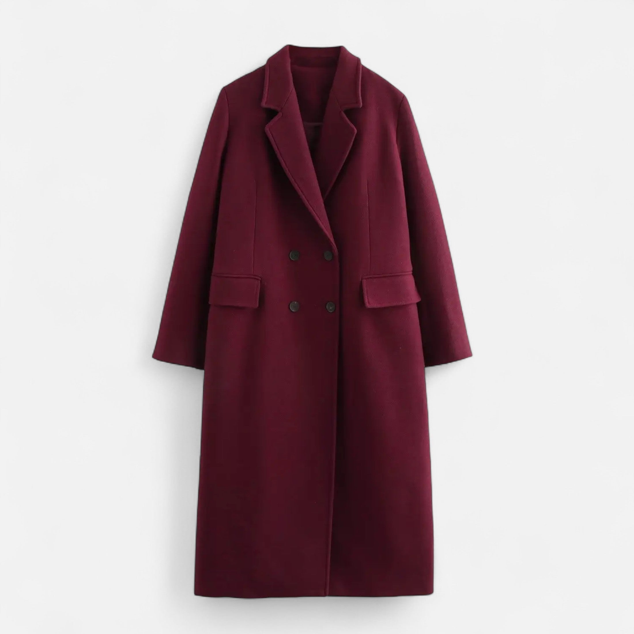 Maison Donati | Women's Double-Breasted Long Trench Coat